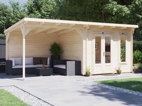 ���� �� �� ����� 6x3 ��� ���� 45 �"� Dunster House Cabin 
