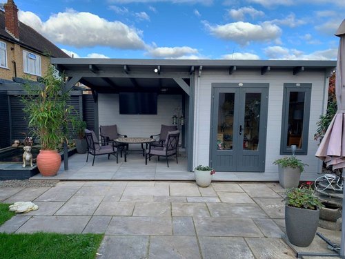 ���� �� �� ����� 6x3 ��� ���� 45 �"� Dunster House Cabin 