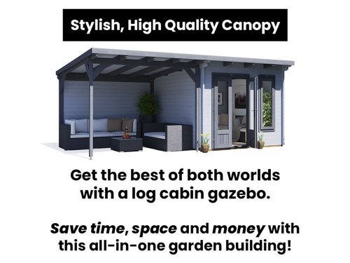 ���� �� �� ����� 6x3 ��� ���� 45 �"� Dunster House Cabin 