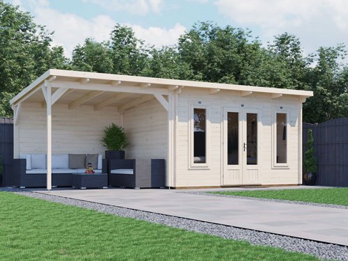 ���� �� �� ����� 6x3 ��� ���� 45 �"� Dunster House Cabin 