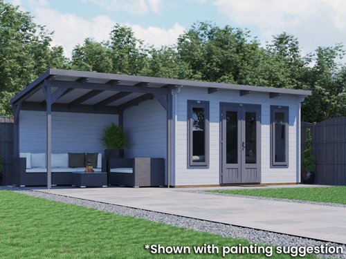���� �� �� ����� 6x3 ��� ���� 45 �"� Dunster House Cabin 