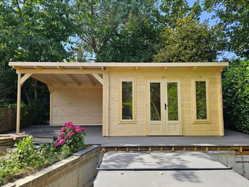 ���� �� �� ����� 6x3 ��� ���� 45 �"� Dunster House Cabin 