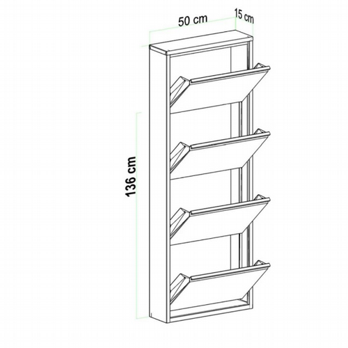 ���� ������ 4 ����� SlimWall 136 ��� ���� 136X50X15 �"� DOUBLE