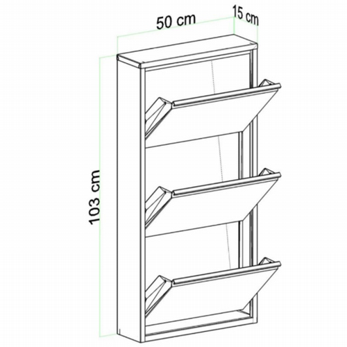 ���� ������ 3 ����� SlimWall 136 ��� ���� 103X50X15 �"� DOUBLE