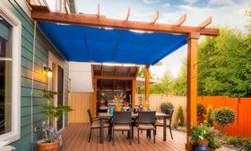 ברזנט עמיד לגשם 8X8 מטר BZA כחול ברזנט עמיד לגשם 8X8 מטר BZA כחול