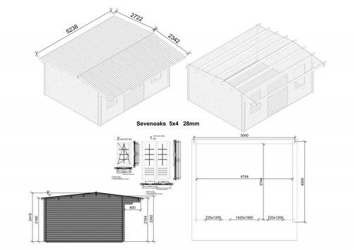 ���� �� ������� 5X4 ���� 28 �"� EverGreen Windermere 