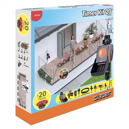 סט השקיה אוטומטית CLABER עד 20 עציצים
