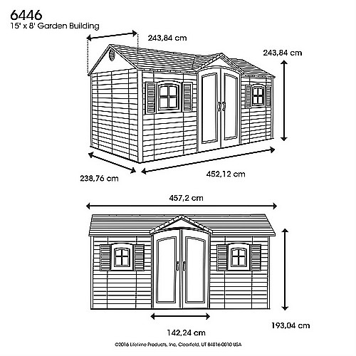 ���� ���� ������ 452X240 �"� LifeTime 6446