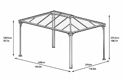 ����� ��������� ����������� ���� ����� ������� 3x4 ��� ���� PALRAM