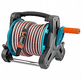 גלגלת עם 10 מטר צינור ואביזרים גרדנה 8010 GARDENA גלגלת עם 10 מטר צינור ואביזרים גרדנה 8010 GARDENA