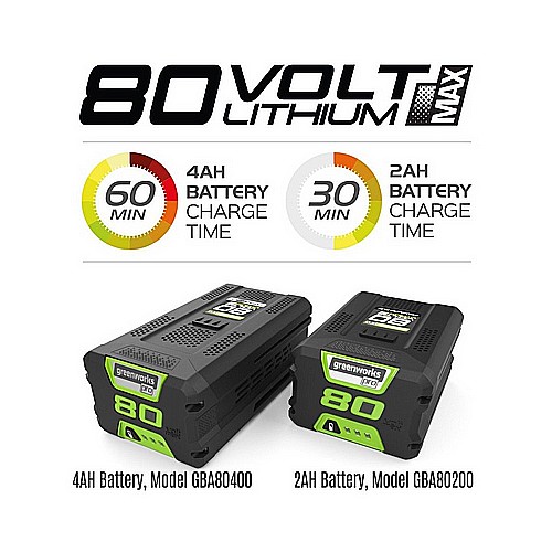 ���� ��� ��� ����� 80V ���� ����� 2A ����� 80V ���� ����� greenworks