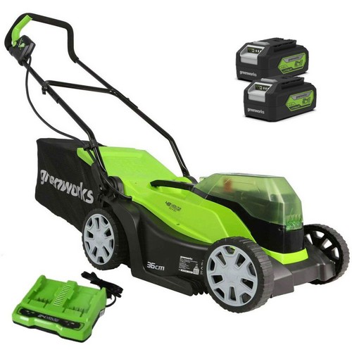 ����� ��� 36 �"� 48V (2X24V) �� 2 ������ 4Ah ����� Dual Port 4A ���� ����� Greenworks 