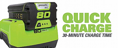 ���� ���� ������ 80V ���� ��� ������ 2.0AH ����� ���� ����� greenworks