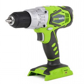 מקדחה/מברגה 24V רוטטת 13 מ"מ גוף בלבד (גוף בלבד) greenworks מקדחה/מברגה 24V רוטטת 13 מ"מ גוף בלבד (גוף בלבד) greenworks