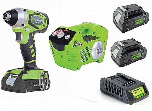 ���� ������ ������ 24V ���� ��� ������ 2.0AH ���� ���� ����� greenworks 300Nm