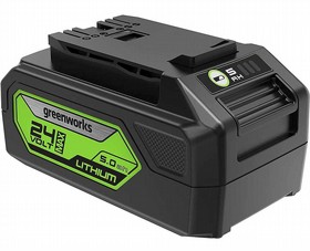 סוללת ליתיום 24V 5.0Ah גרין וורקס greenworks סוללת ליתיום 24V 5.0Ah גרין וורקס greenworks