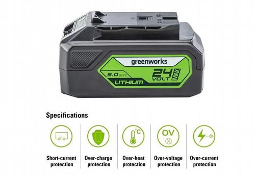 ����� ������ 24V 5.0Ah ���� ����� greenworks