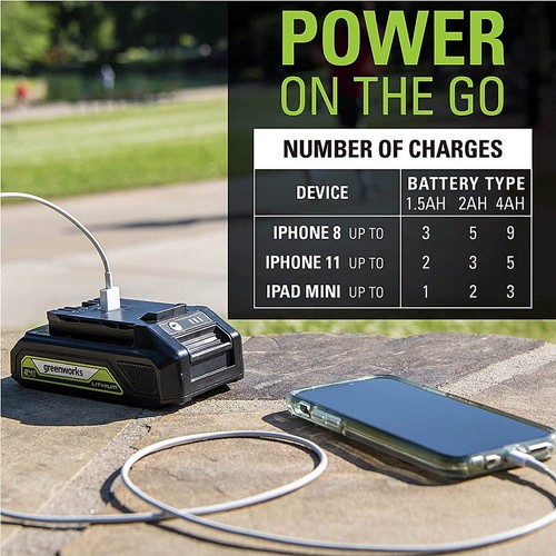 ����� ������ USB + 24V 2.0Ah ���� ����� greenworks