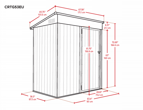 ���� ���� 1.71X1.03 ��� �������� Garden Top CR53
