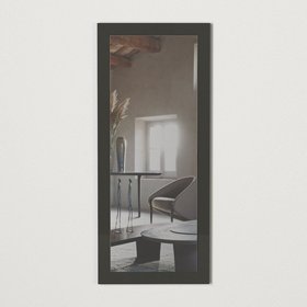 מראת קיר 105X45 ס"מ שחורה HOMAX מראת קיר 105X45 ס"מ שחורה HOMAX