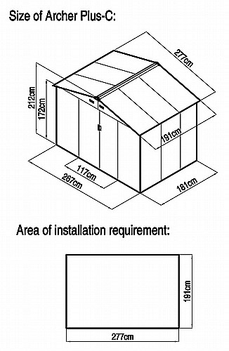 ���� ����� ���� 2.77X1.91 ��� GARDEN TOP T96