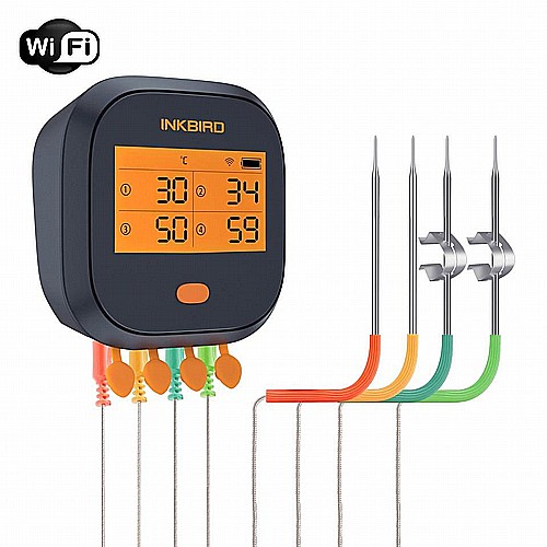 מד חום 4 פרובים Inkbird IBBQ-4T Wi-Fi