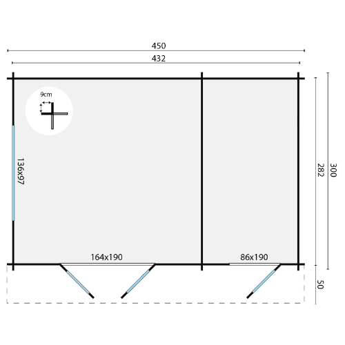 ���� �� ���� ���� 3X4.5 Fraga ��� Tuindeco