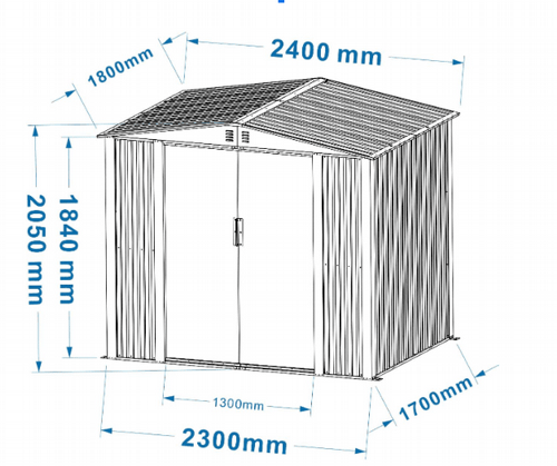 ���� ����� ���� 2.40X1.80 ��� GARDEN TOP SADS3