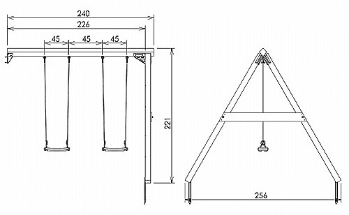 ��� ������ ������ ����� ������� Jungle Gym Swing module xtra