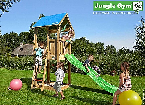 ���� ������� ��� �� �� 5 ����� ���� Jungle Gym WOOD KIT CASTLE