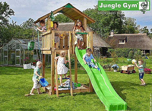 ���� ������� ��� �� ������ ��� ���� Jungle Gym WOOD KIT CHALET
