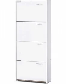 ארון נעליים 4 תאים לבן 126 YIR ארון נעליים 4 תאים לבן 126 YIR