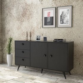 שידה רב תכליתית צבע אורן שחור הומקס Homax VL9-VLINA שידה רב תכליתית צבע אורן שחור הומקס Homax VL9-VLINA